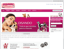 Tablet Screenshot of disando.com